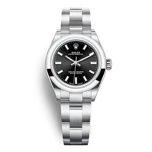 Oyster Perpetual noir 28mm