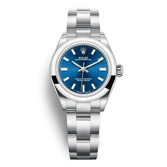 Oyster Perpetual bleu 28mm