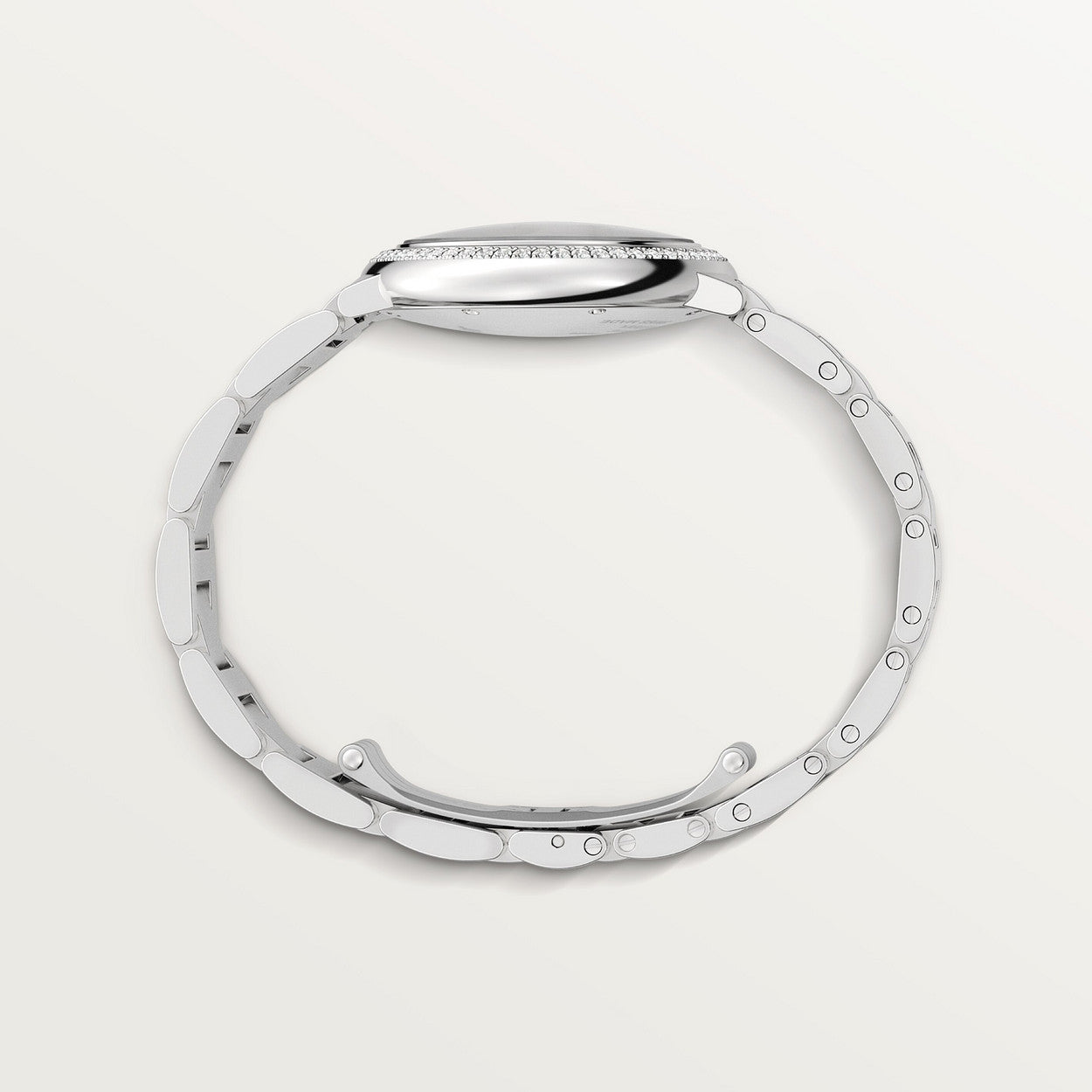 BALLON BLEU SERTIE ARGENTÉ 33mm